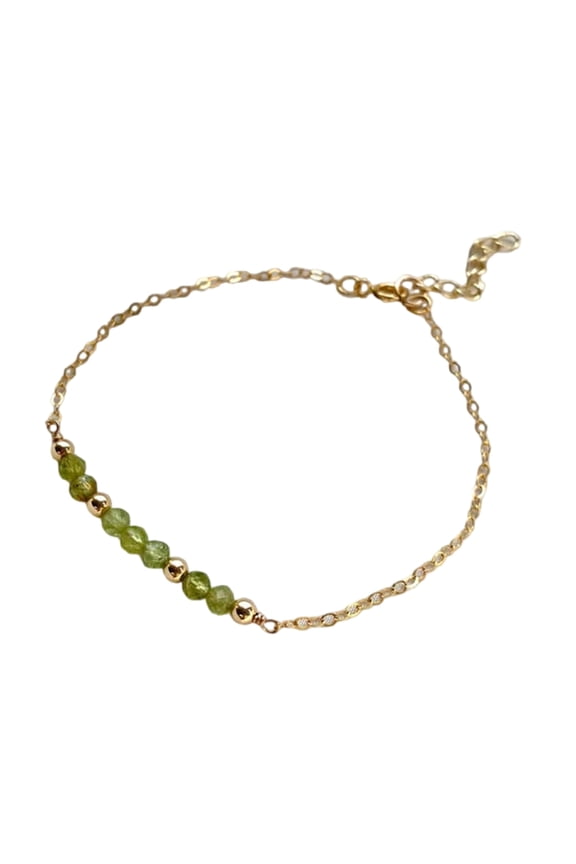 Adjustable Crystal Birthstone Bracelet 12 Gemstones For Each Month 3mm Faceted Natural Stone Bracelet Jewelry