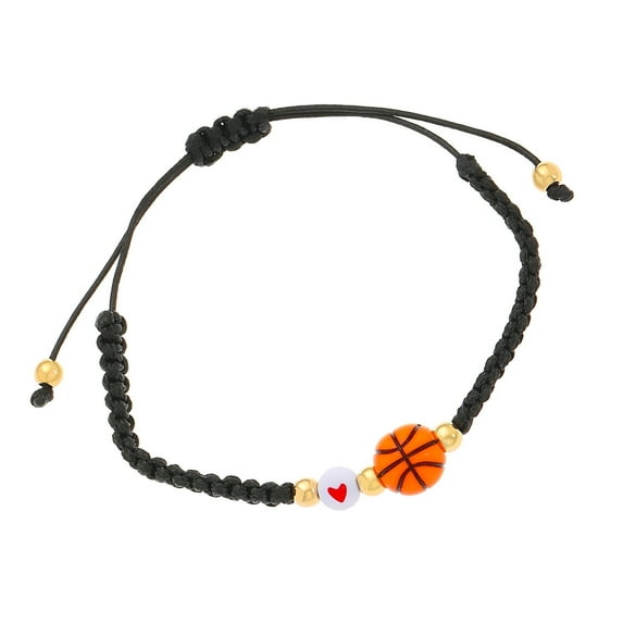 WINDLAND Adjustable Fabric Sports Bracelet Football Rugby Tennis Bead Design Unisex Wristband