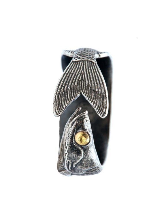 Adjustable Fish Shape Rings Fashionable and Versatile for Any Occasions