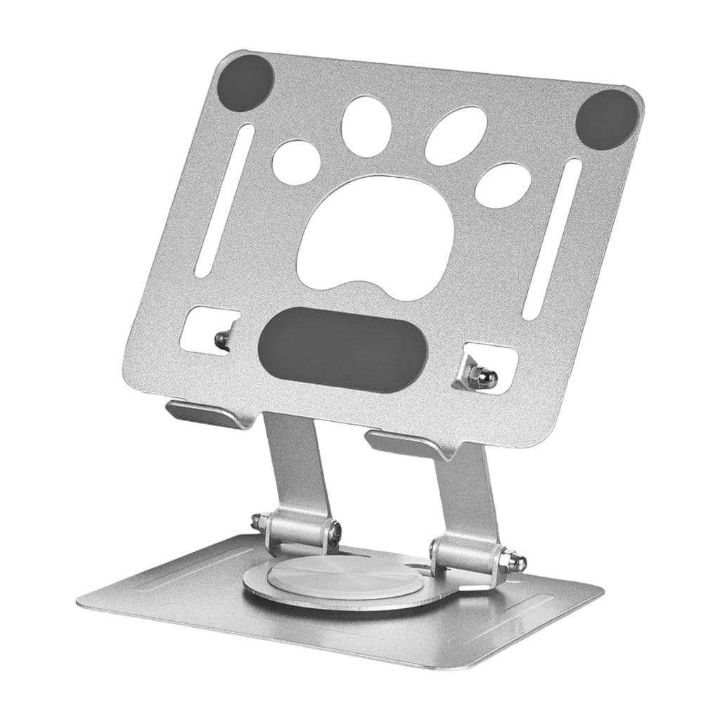 WINDLAND Adjustable Laptop Stand for Desk Metal Foldable Laptop Risers Portable Laptop Holder Mount Cooling Computer Notebook