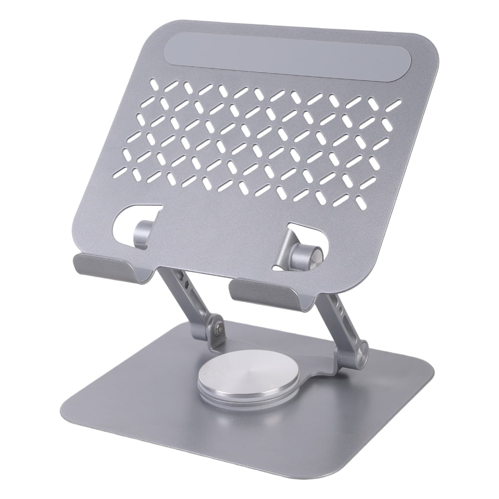 WINDLAND Adjustable Laptop Stand with 360 Degree Rotatable Base Foldable Laptop Holder for Desk Ergonomic Computer Notebook