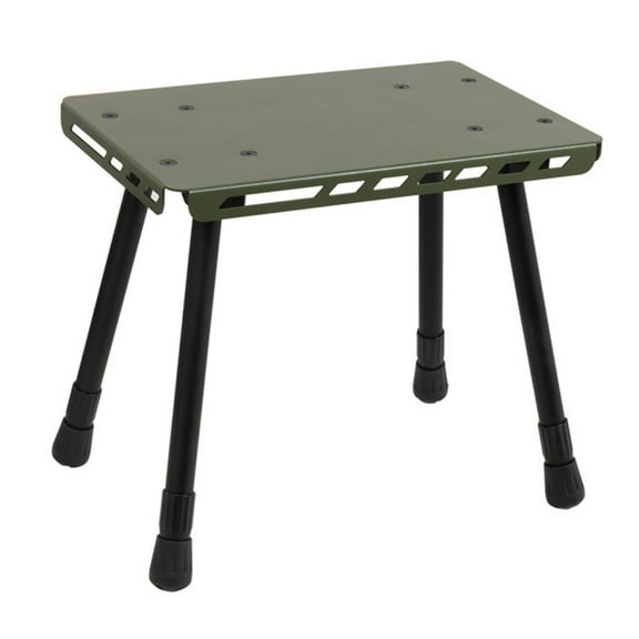 WINDLAND Aluminum Alloys Folding Small Chair Small Table for Camping Picnics Practical 2 in 1 Folding Table Stool Outdoor Camping