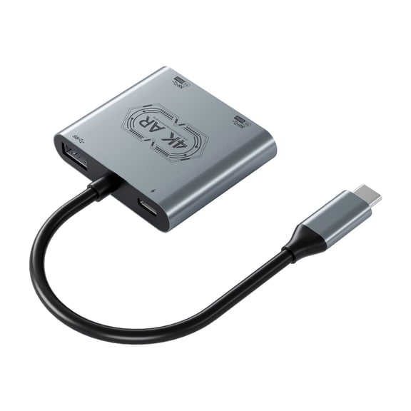 WINDLAND Aluminum Type C Hub 100W Fast Charging 4K 60Hz USB3.0 Data Transfer AR Glasses