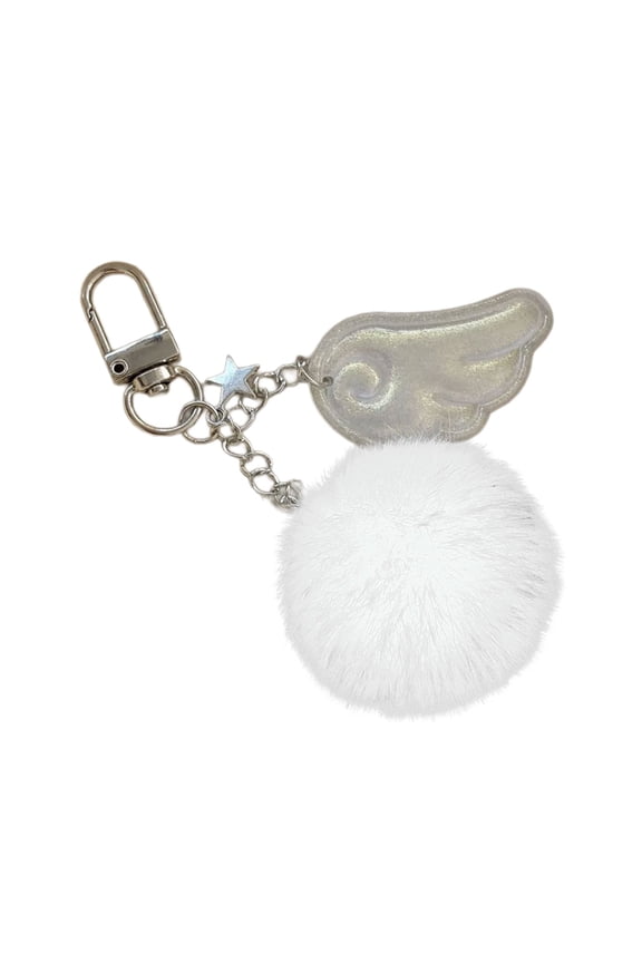 Angel Star Metal Keychain Everyday Carry Essential Girls Present Star Keychain