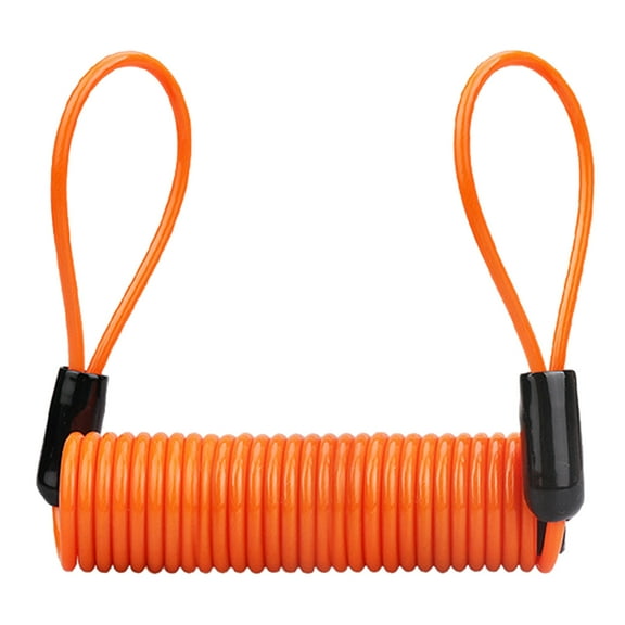 WINDLAND 3.5mm Anti-Theft Spring Wire Rope Motorcycle Bike Lock Cable Lock Reminder Cable Theft Handlebar Scooter Disc Brake Lock