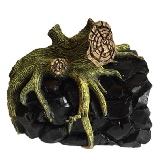 WINDLAND Aquariums Rock Stone Cave Resin Decorations Fish Tanks Stone Cave Shelter Fish Hideouts House for Freshwater Saltwater