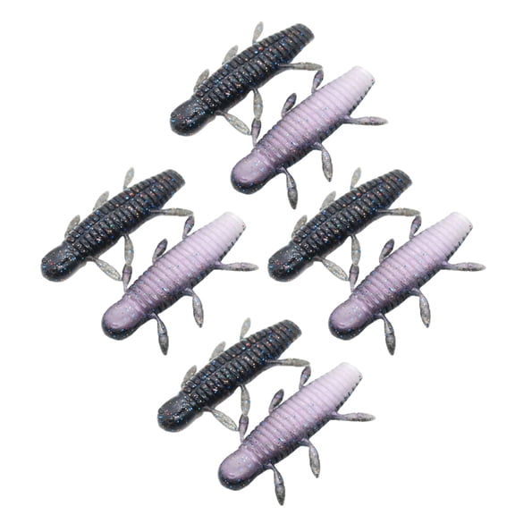 WINDLAND Artificial Baits for Trout 55mm Sinking Worm Baits Add Salt Fishy Smell