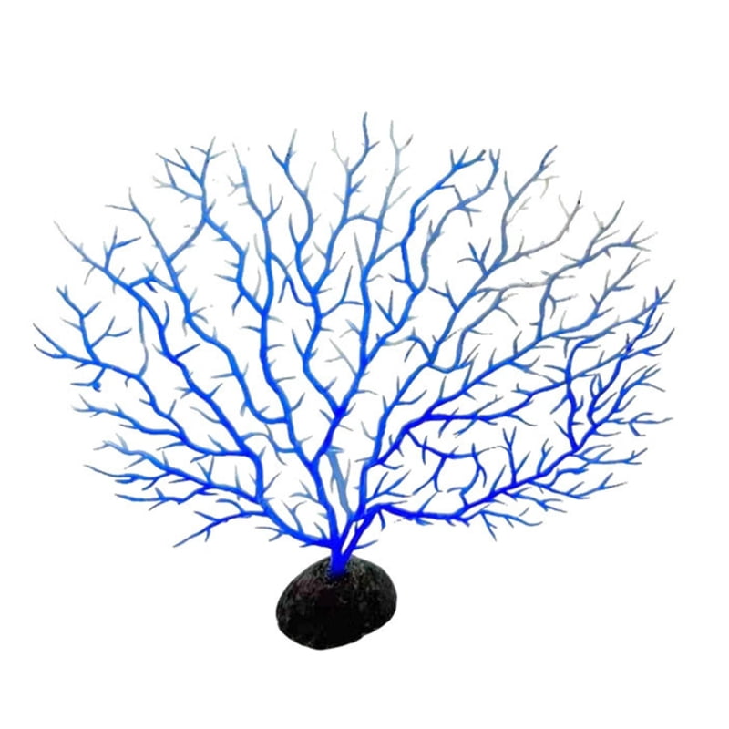 Image showcasing WINDLAND Artificial Coral Branch Aquariums Ornament Fish Tanks Faux ...