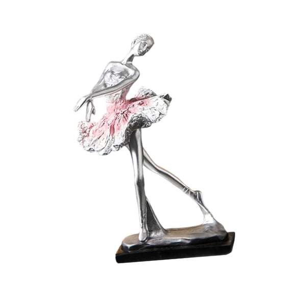 WINDLAND Artistic Ballet Dancer Figurine Sculpture Craft Statue Ornament Resin Handcrafted Decoration for Shelf