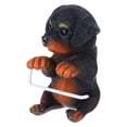 thumbnail image 1 of WINDLAND Artistic Dog Figure Toilet Paper Stand Convenient Size Easy Cleaning Resin Craft Perfect For Small Space Decors, 1 of 7