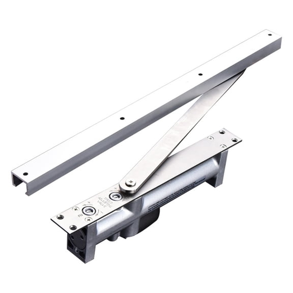 WINDLAND Automatic Door Closers Stainless Steel Invisible Hydraulic for Home Security