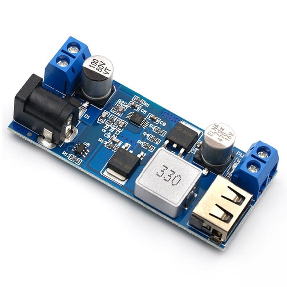 WINDLAND Automotive DCDC BuckConverters Module 24V To 5V 5A Output Short Circuits Protections USB Charging Compatibility