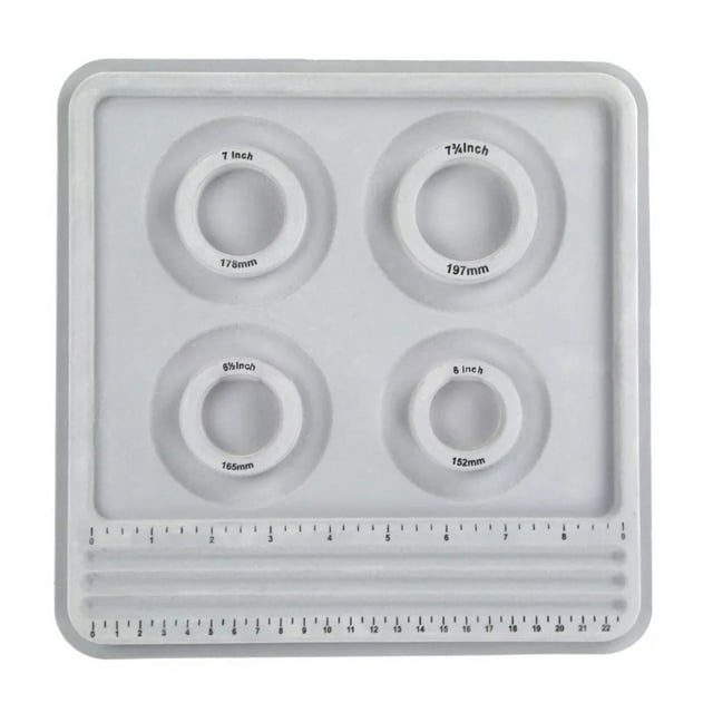 WINDLAND Bead Board Jewelry Making Organizer Tray Craft Measuring Tool Accessories