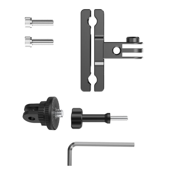WINDLAND Action Camera Bike Mount Aluminum Alloy Quick Mount Bike Holder for Recording