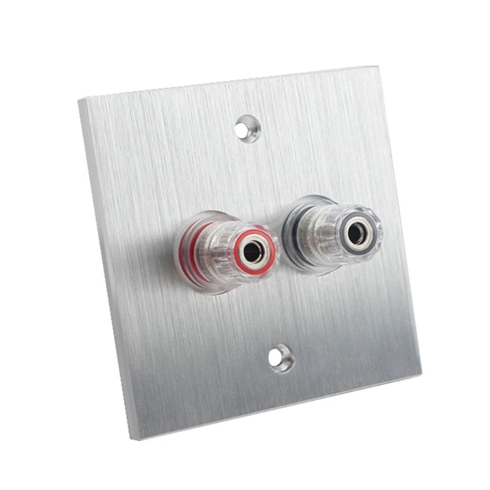 WINDLAND Binding Post Banana Jack Audio Surround Sound Wall Plate