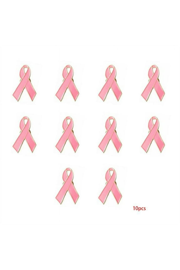 Breast Cancer Awareness Ribbons Breast Cancer Awareness Pin Pink Ribbon Brooch Pins Logo Brooch Jeans Shirt Bag Jewelry