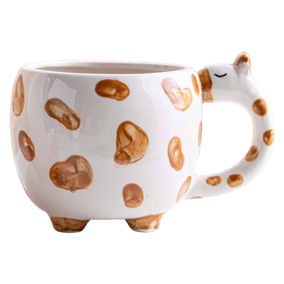 WINDLAND Bright Hand Painted 3D Ceramic Coffee Cup Drinkwares for Artistic Decors