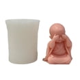 thumbnail image 1 of WINDLAND Buddha Statue Soap Candle Mold for Candle Making Buddha Candle Silicone Moulds, 1 of 14