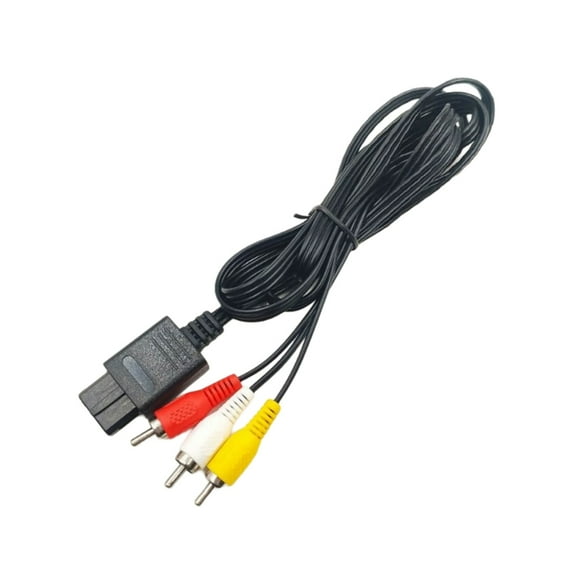 WINDLAND Composite Outputs Cable Plugs & Plays Cable Flexible Cable 180cm for Retro Gaming Experience for Gaming N64