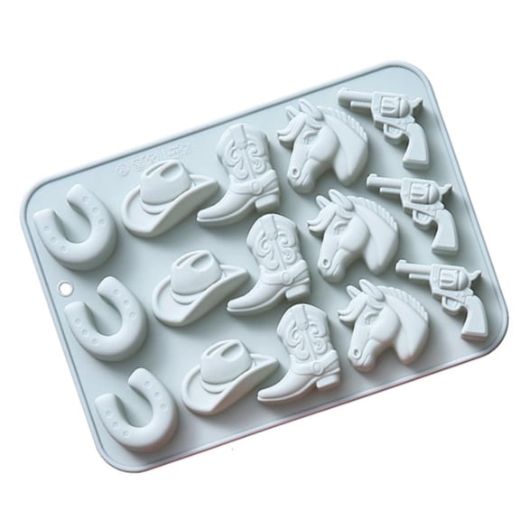 WINDLAND Cake Baking Moulds Cowboy Theme for Baking Enthusiasts Creating Chocolate