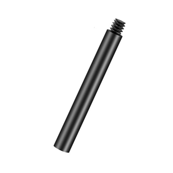 Camera Mount Extension Tube Aluminum Rod with 1/4" Threading for Stability