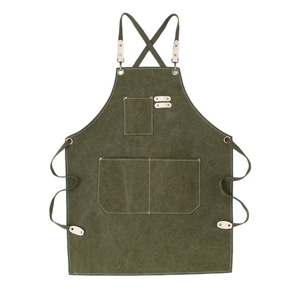 WINDLAND Canvas Chefs Apron With Waterproof Quality, Adjust Fit For Chefs Bakers Experts