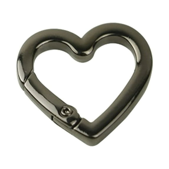 WINDLAND Carabiner Clips Snap Spring Hook Heart Shape Clasp Keyring Carabina Karabiner