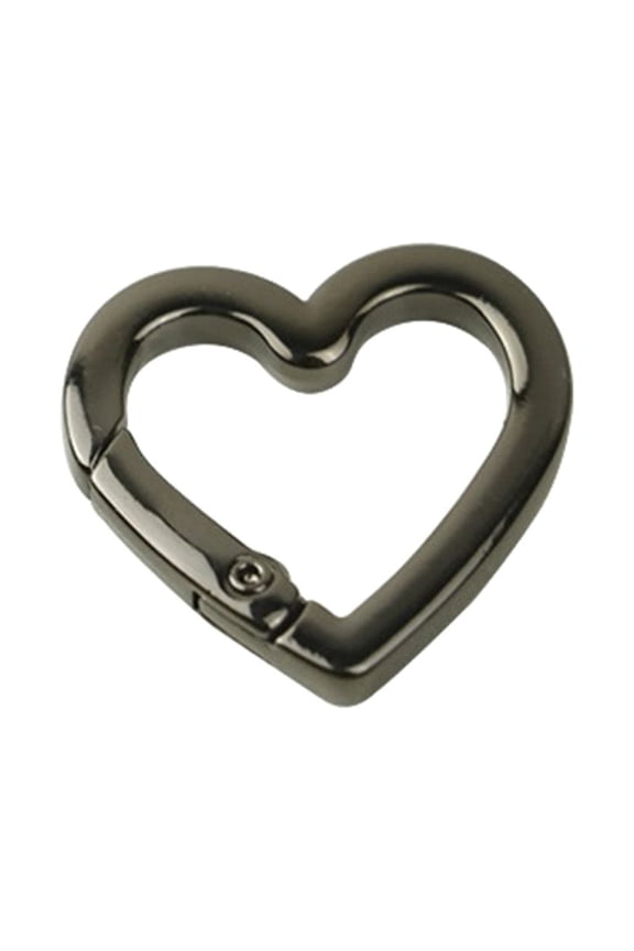 Carabiner Clips Snap Spring Hook Heart Shape Clasp Keyring Carabina Karabiner
