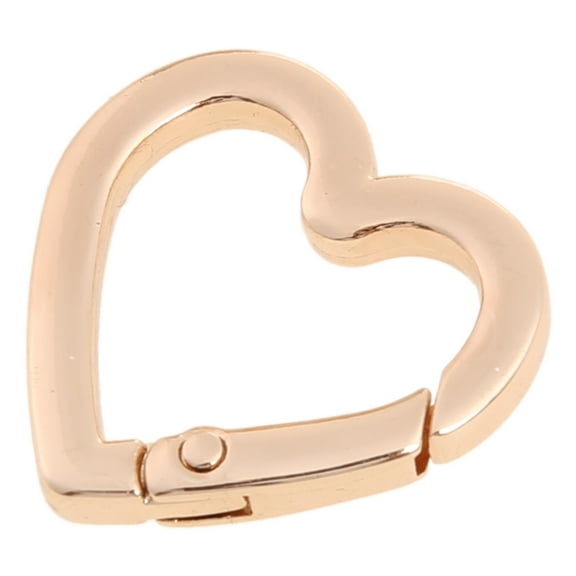 WINDLAND Carabiner Clips Snap Spring Hook Heart Shape Clasp Keyring Carabina Karabiner