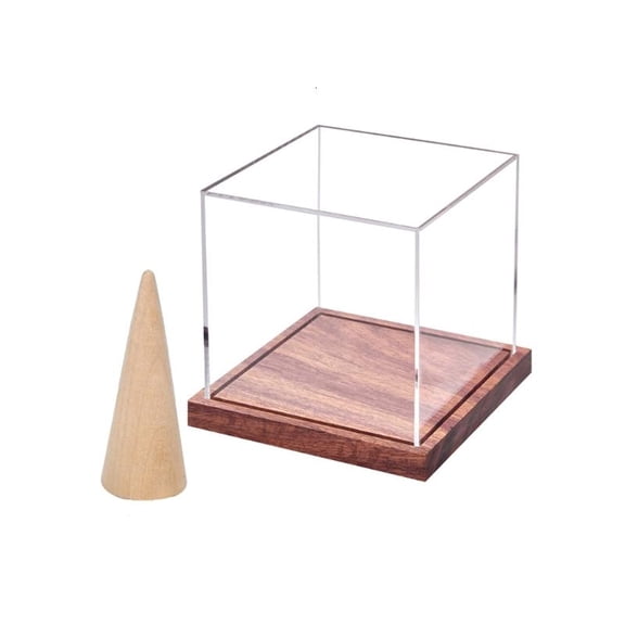 WINDLAND Championship Rings Organizers Display Case Acrylic Box for Rings Collection