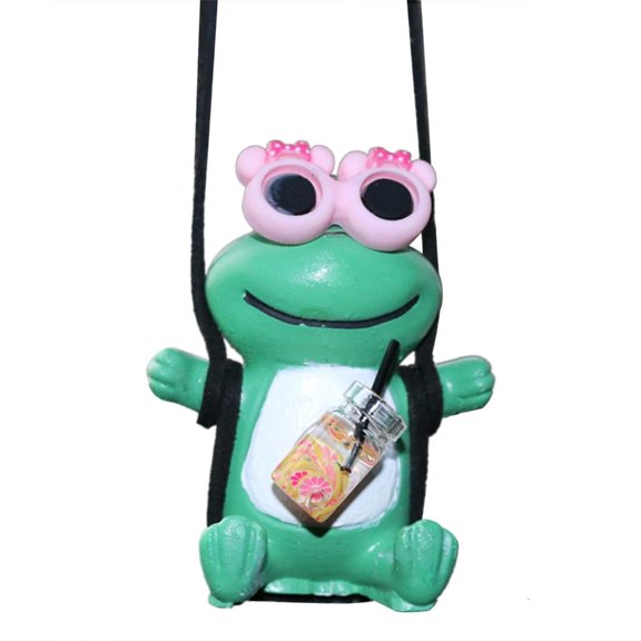 WINDLAND Charm Swing Swing Car Auto Rearview Mirror Hanging Ornament Delightful Decor