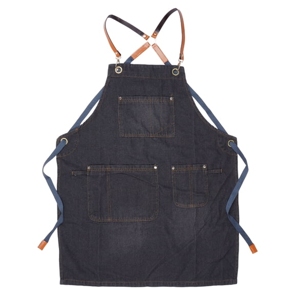 WINDLAND Chef Apron Adjustable Barista Apron with Pockets Kitchen Cooking Baking Aprons