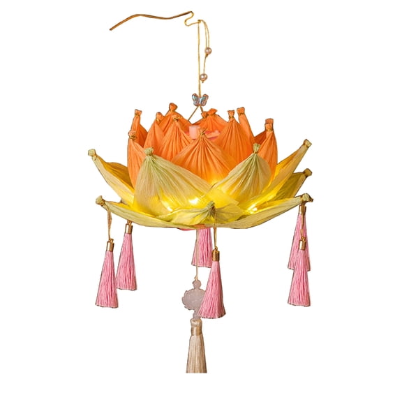 WINDLAND Chinese Autumn Festival Paper Light Handmade Flower Lamp Decoration