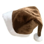 WINDLAND Christmas Party Hat Plush Santa Hat Furry Christmas Hat Navidad Props New Year