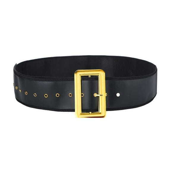 WINDLAND Christmas Santa Belt for Adults Black Belts Men Women Santa Belt for Cosplay