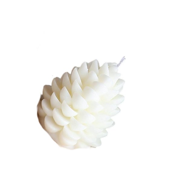 WINDLAND Clean Burning Pinecone Shape Candle In Natural Scented Home Office Decors Gift