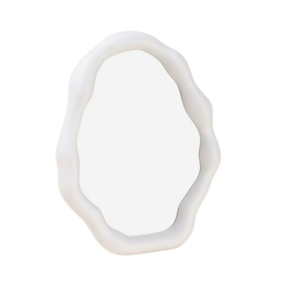 WINDLAND Cloud Shape Makeup Mirror for Desk Tabletop Vanity Mirror and Jewelry Storage