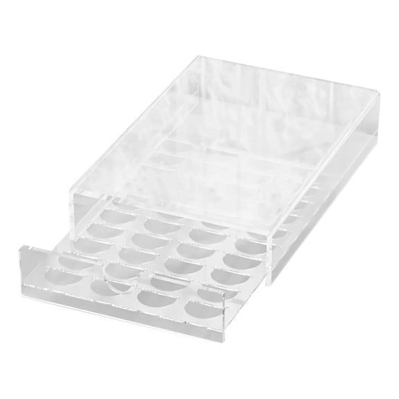 WINDLAND Compact Coffee Pods Storage Container Holds 40 Pods Durable Acrylic Materials