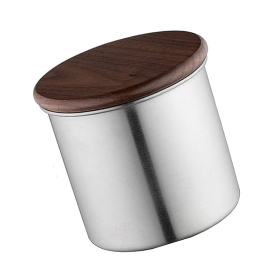 Compact Small Coffee Containers Stainless Steel Canister Convenient Coffee Jar
