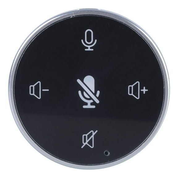 WINDLAND Conference USB Microphone Flat Appearance Omnidirectional Mic Noise Cancelling High Sensitivity Microphone 360 Pick Up