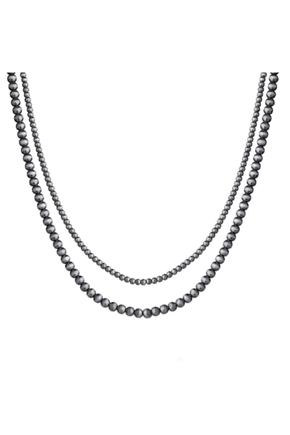 Contemporary Three Layer Matte Finish Necklace CCB for Active Lifestyles