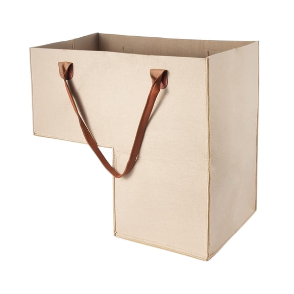 WINDLAND Convenient Stair Step Storage Organizer Basket for Laundry and Household Goods