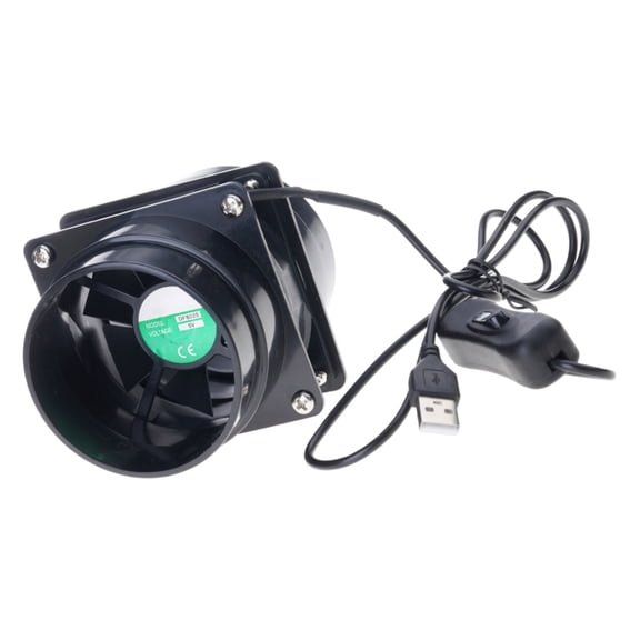 WINDLAND Compact USB Solder Absorber ESD Fume Extractor Fan for Ventilation Fan