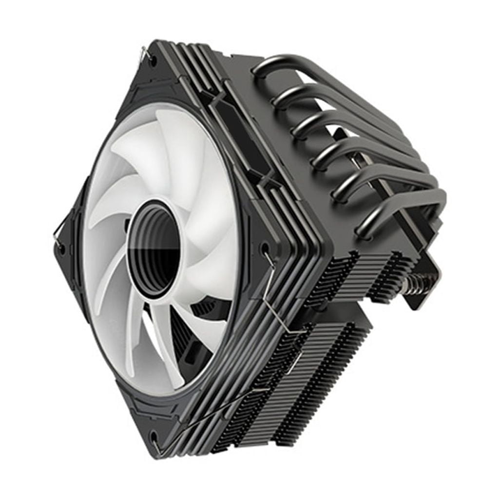WINDLAND Copper Aluminum ARGB CPU Air Coolers Featuring 6Heat Pipe for LGA 115X/1200