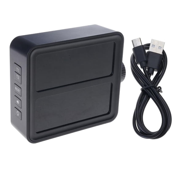 WINDLAND Countdown LED Digital Timer With 199 Minutes Ranges And Clear Double Screen USB Charging Magnetic For Daily Activity