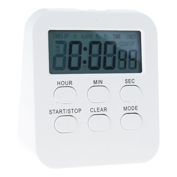 WINDLAND Countdown Timer with LED Screen Stopwatch Tool Student Self Discipline Reminder