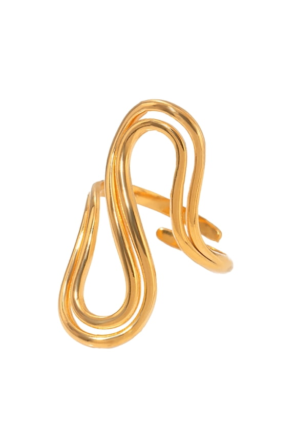 Unique Adjustable Size Ring Minimalist Ring Trendy Waterproof Jewelry for Women