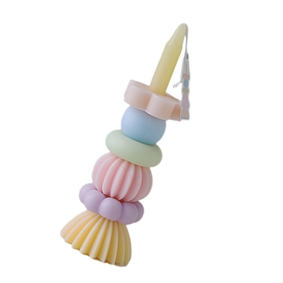 WINDLAND Creative Stackable Scented Candle Wax Tree Shape Candle Light for Home