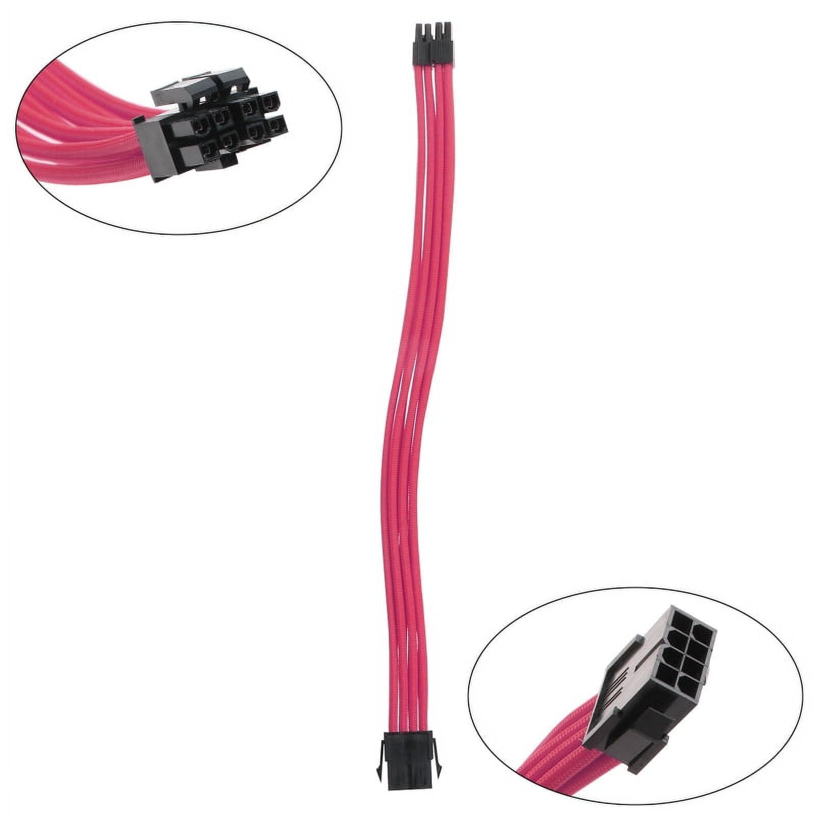 WINDLAND Custom PSU Sleeved Cable Extension Kit 18AWG 24Pin ATX /8 Pin