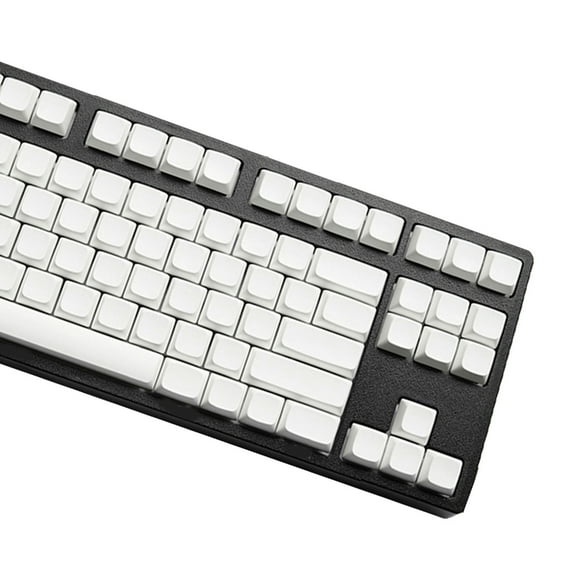 WINDLAND 87 Key PBT Blank Keycaps XDA Profile Gamer No Letter White Keycap for MX Switches Mechanical Keyboards